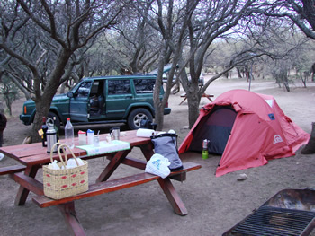 Parque Nacional Lihuel Calel Camping